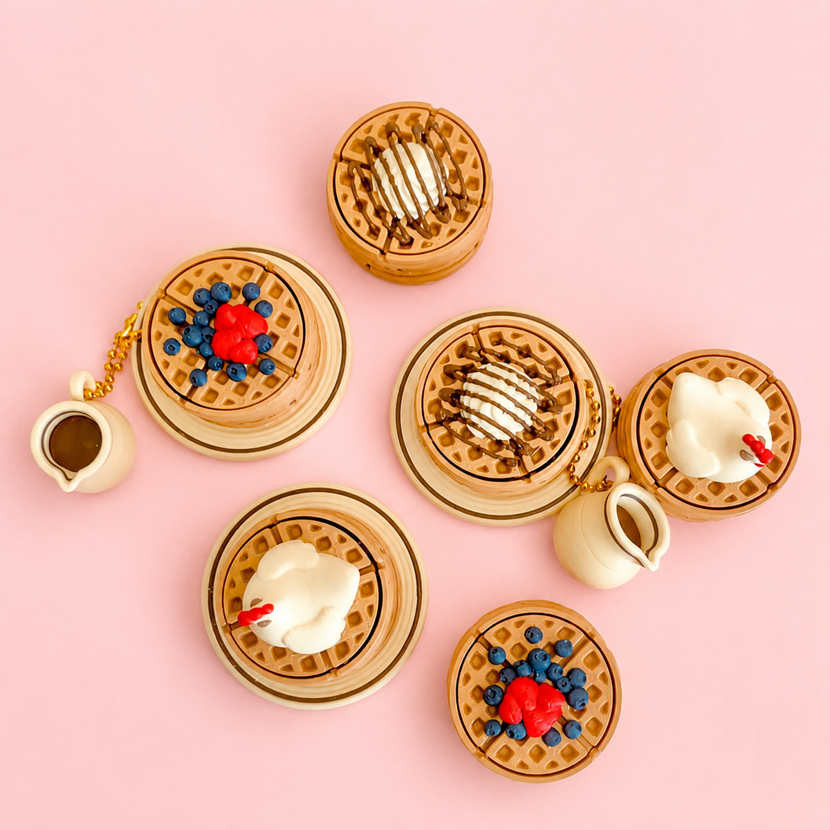 The Waffle Cottage Collection β Clicker Keychains