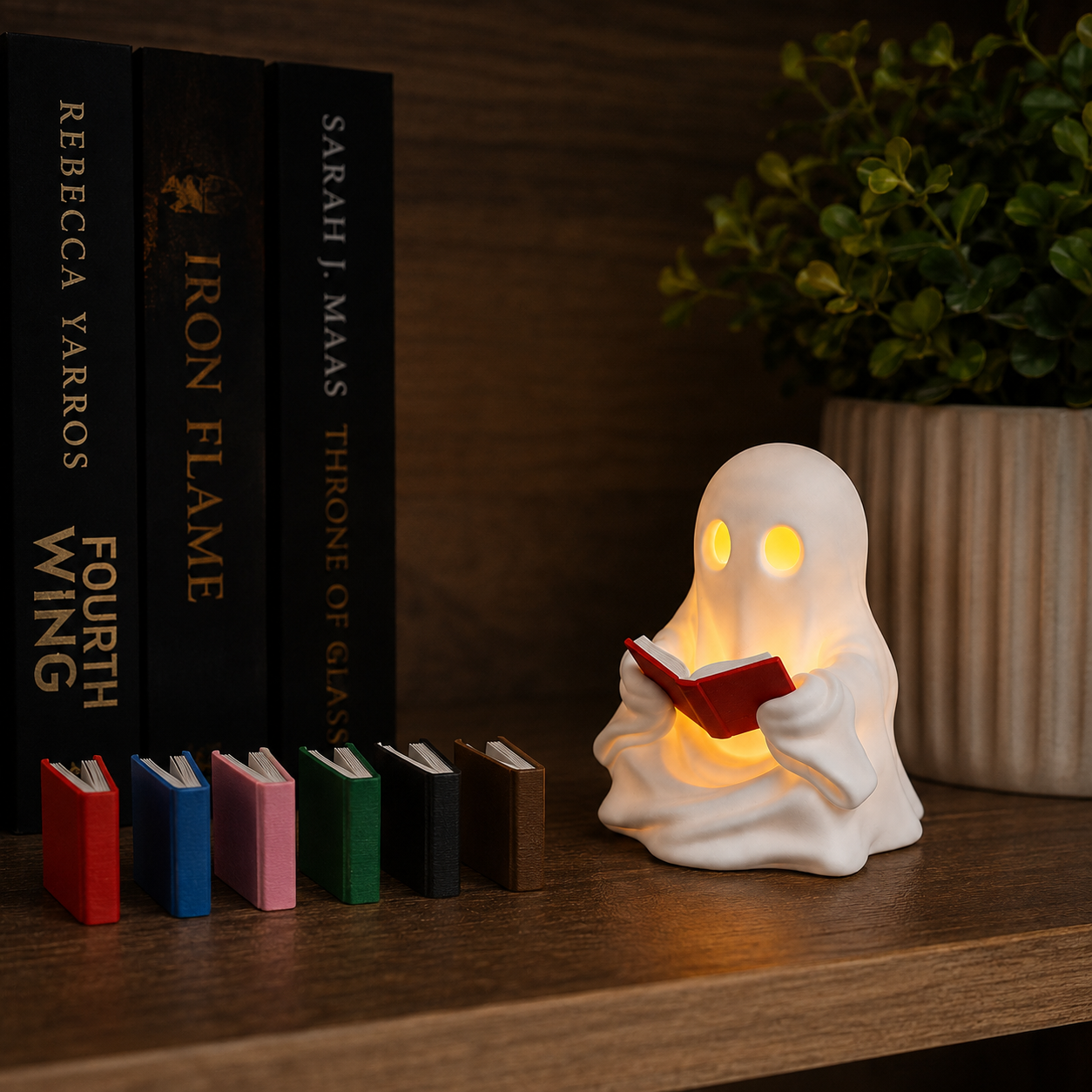 ๐ป๐ The Little Reading Ghost Decor