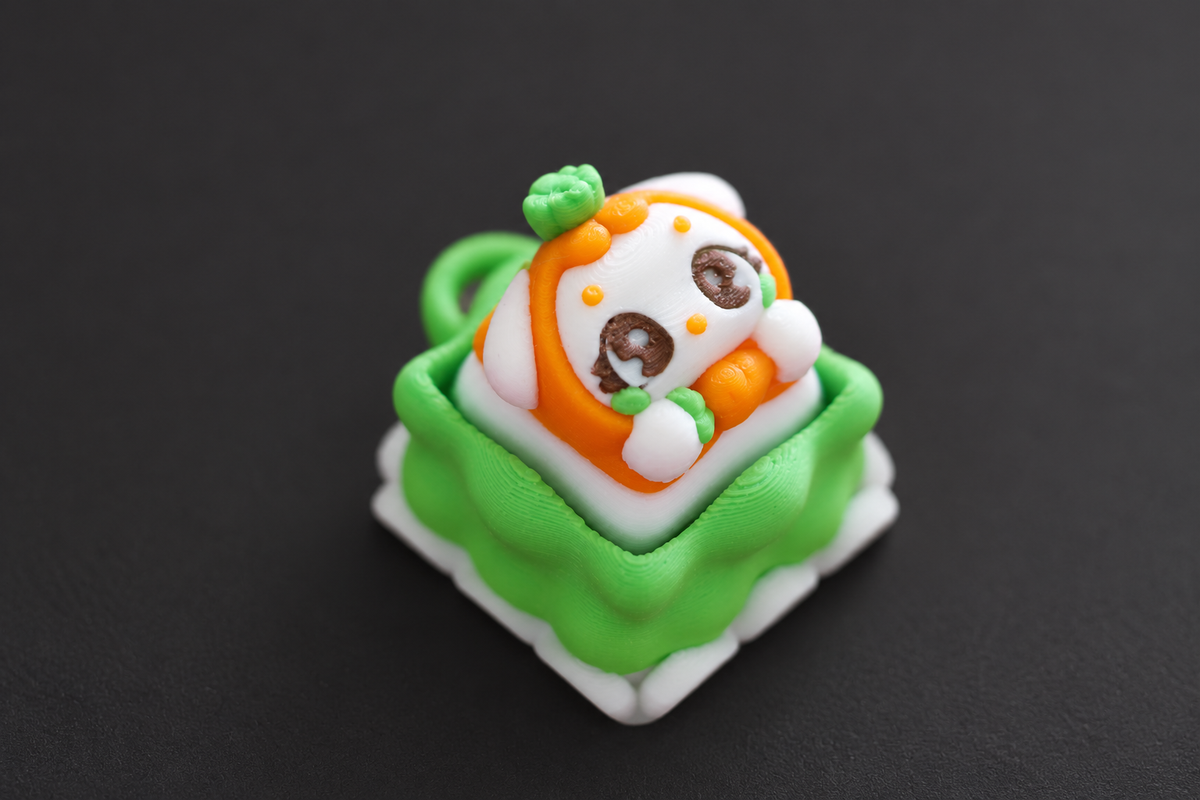 π° Kawaii Bunny Garden Clickers Keychain