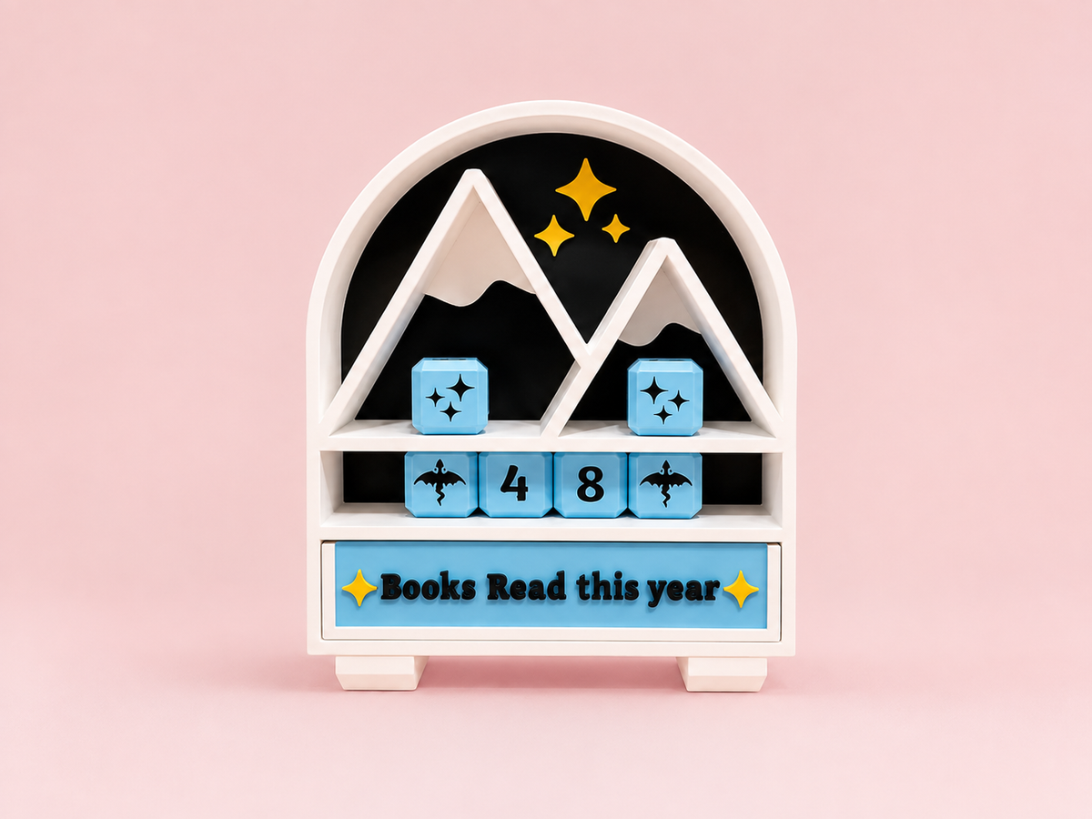 Fantasy Book Counter – Books Read This Year Tracker ✨📚