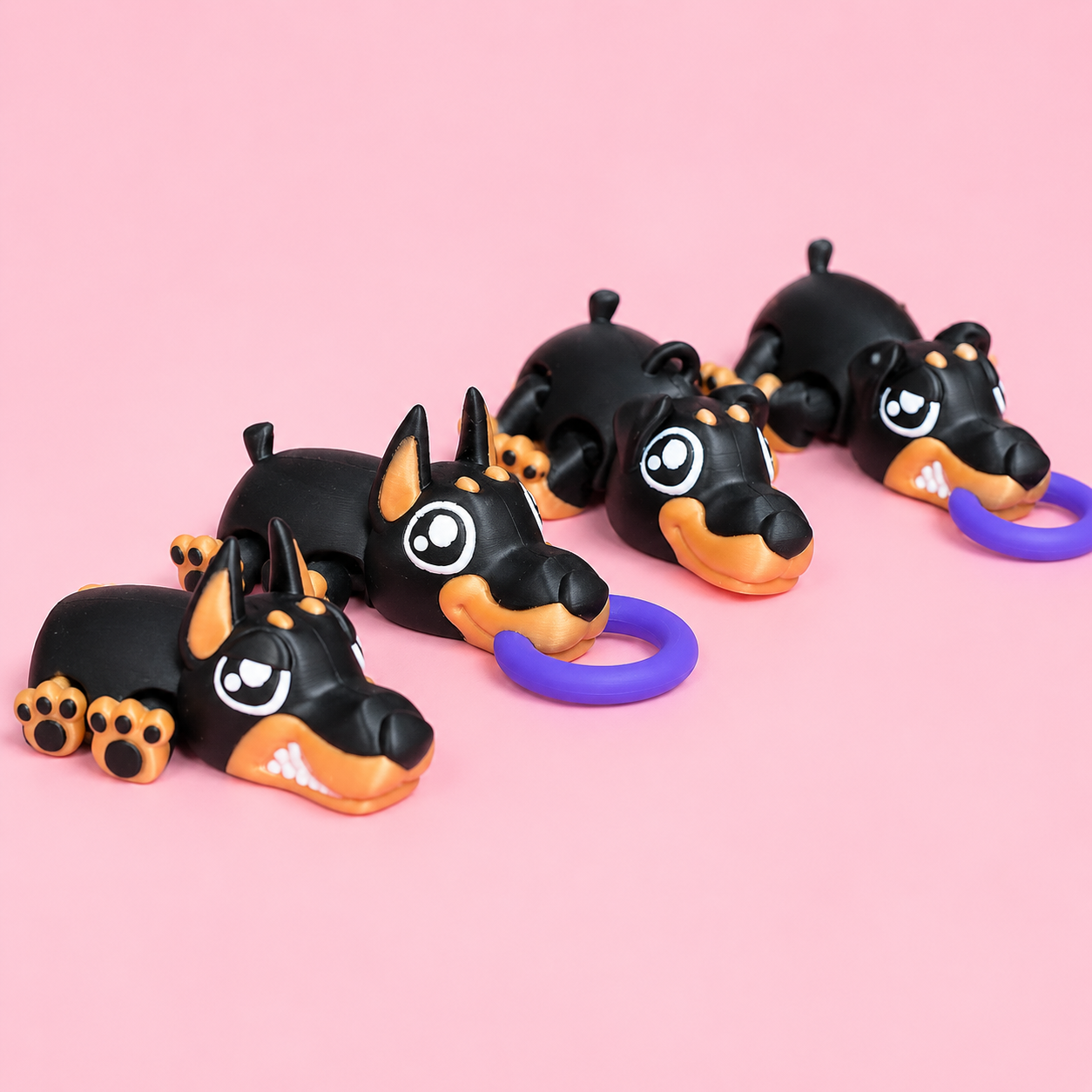 πΎ Bite Down Toys Flexi Pups