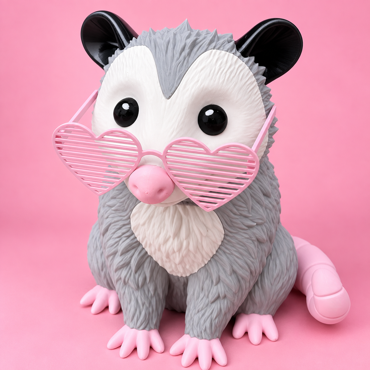 🩷 Snack Snatcher Sally | 14" Large Dress-Up Porch Possum