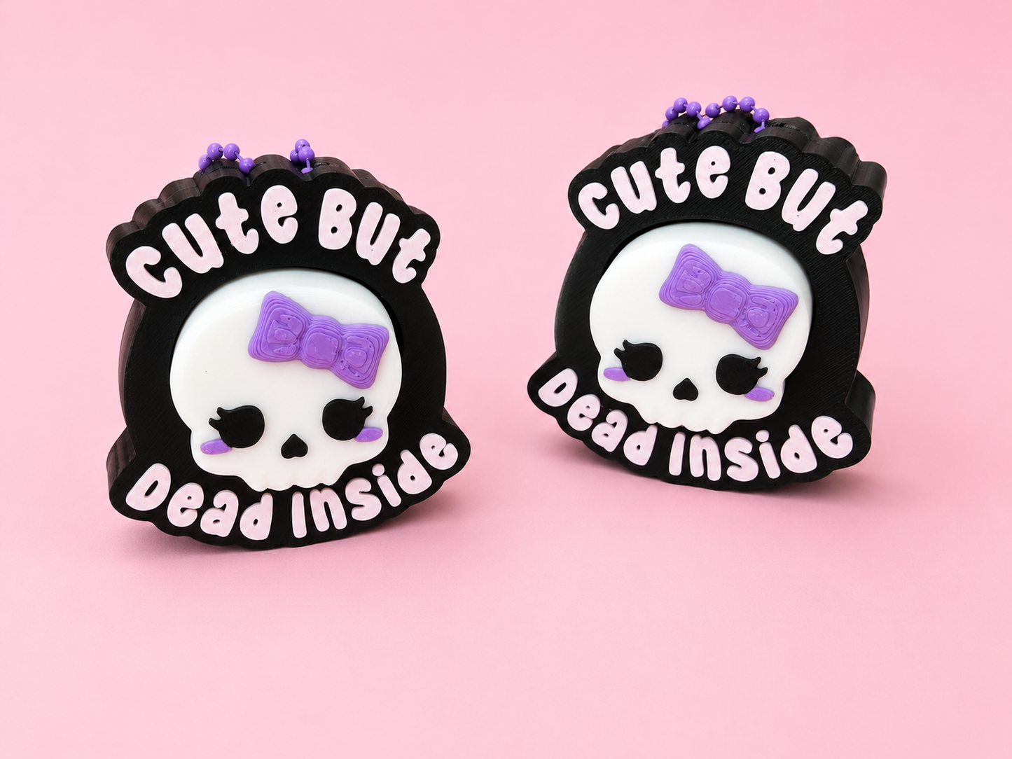 🖤 Dark Humor Clicker Keychains