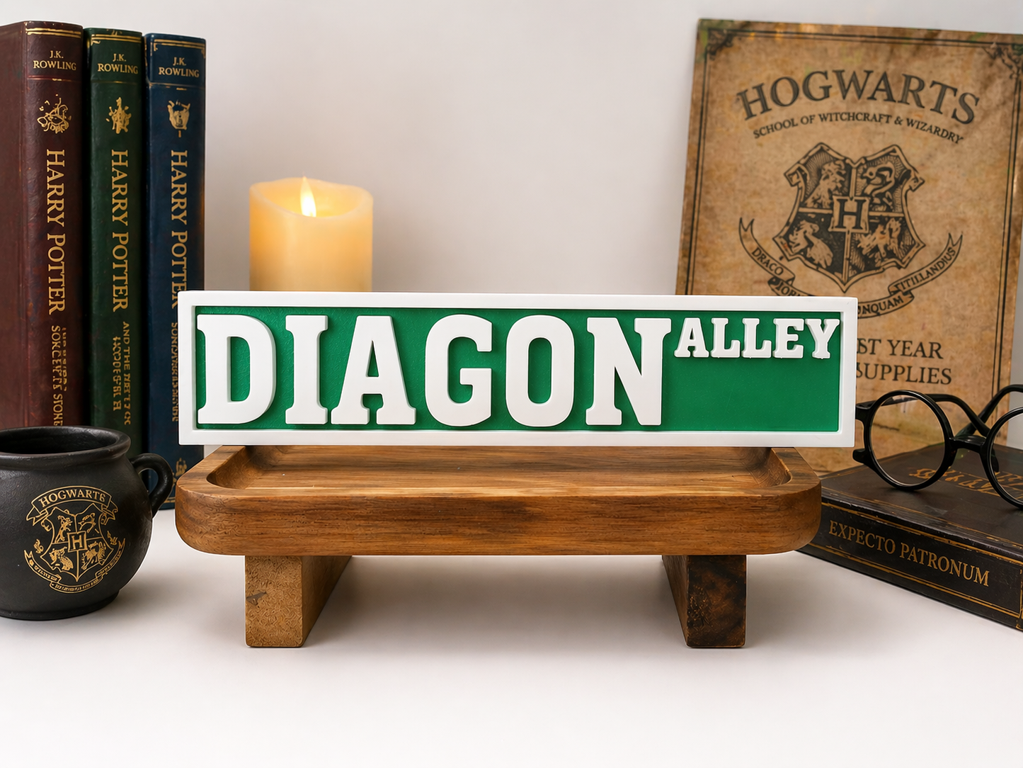 Aesthetic Bookish Street Signs – Romantasy, Diagon Alley & More