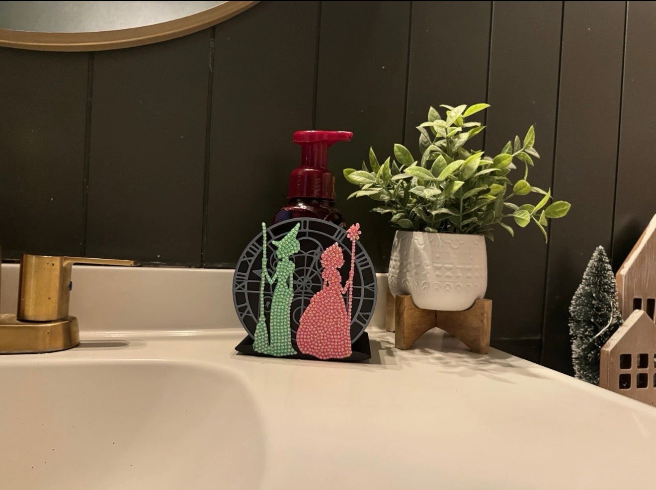Bedazzled Witches Of Wicked Inspired Bath And Body Works Soap Holder