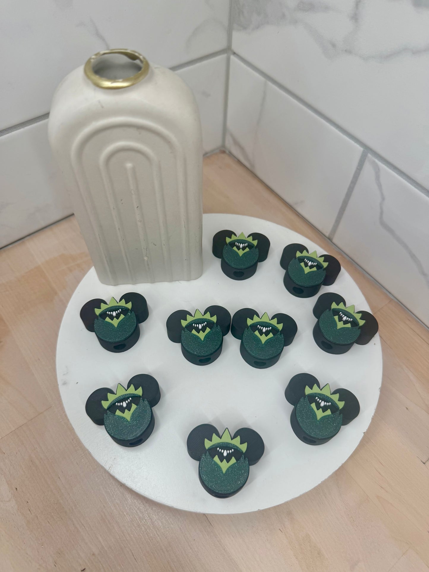 Mouse Shape Princess Straw Topper