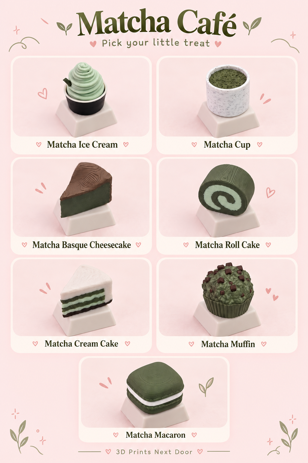 🍵 Matcha Café | Dessert Clicker Sets