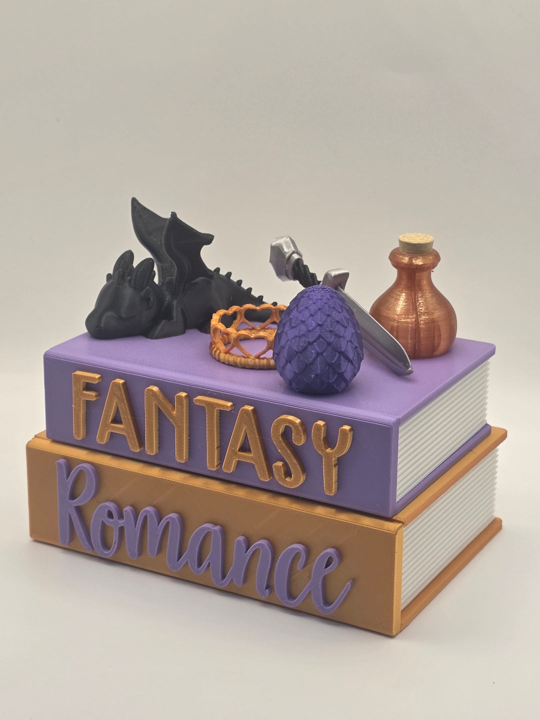 📚✨ Romance Reader Book Stack Decor | Pick Your Theme