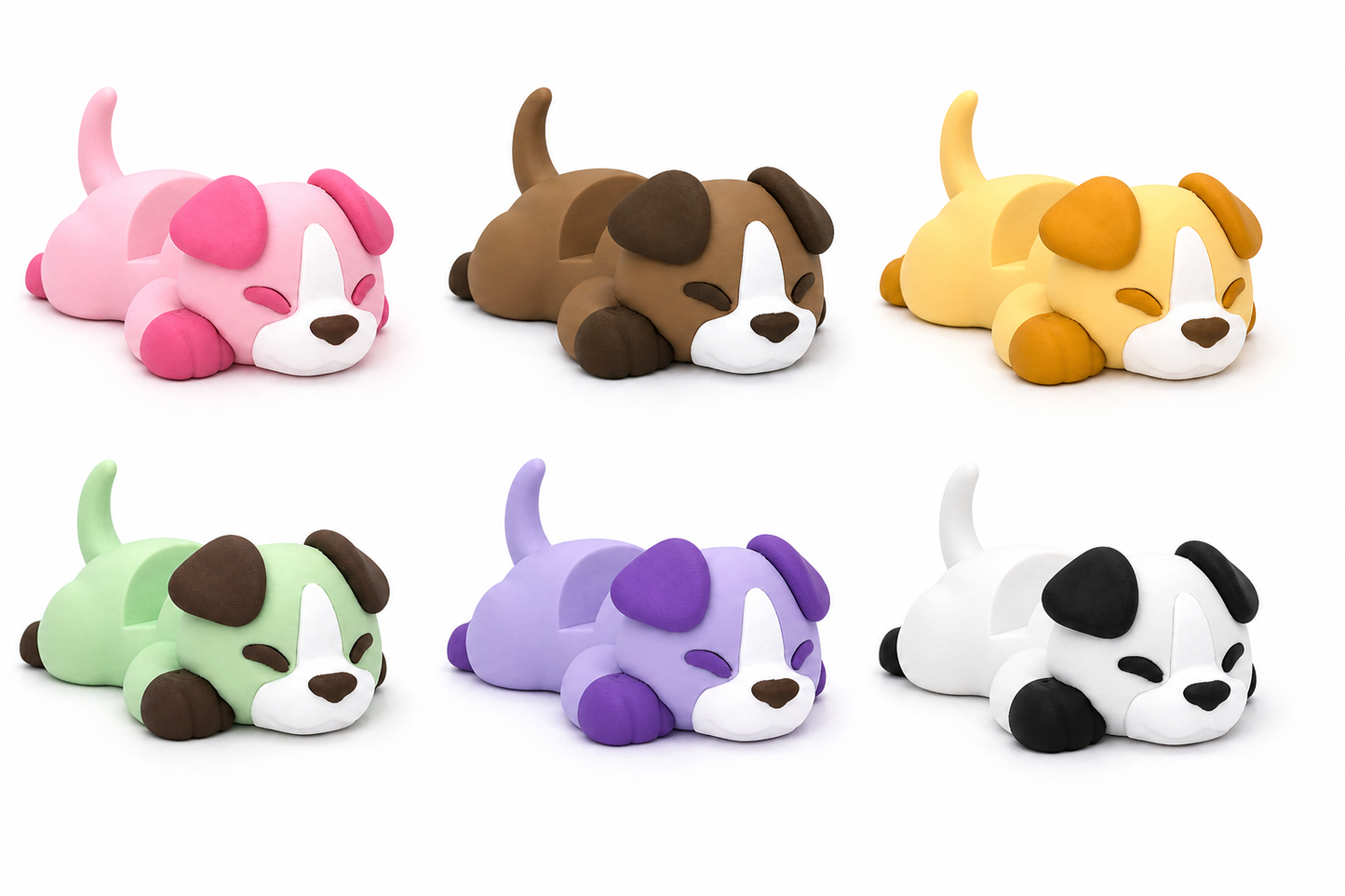 Kawaii  Pitty Pup Phone Holder | Kawaii Desk Stand | Cute Puppy Phone Stand