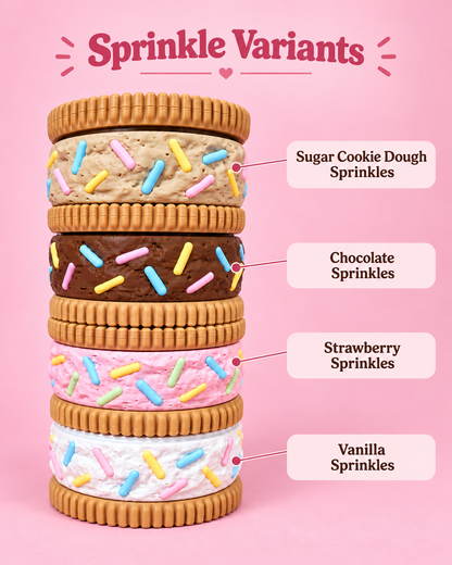 🍪 Sprinkle Sandwich  Pill Containers