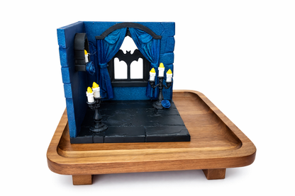 Kitty Goth Mini Corner Room Diorama (DIY Kit Or Fully Assembled ) Cute Gothic Decor Display