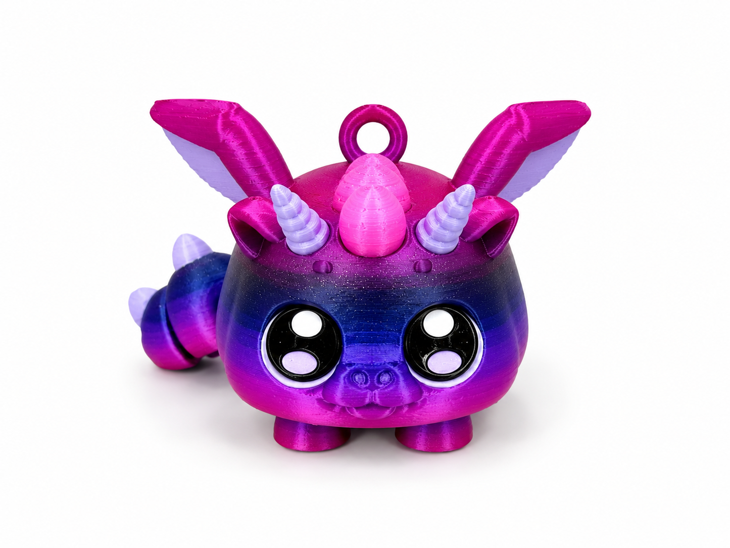 Galaxy Dragon Stompy Fantasy Keychain Set