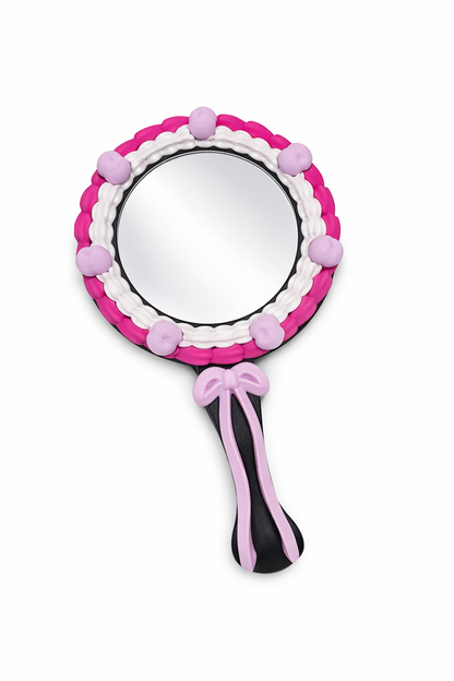 Whimsical Dessert Mirror| Handheld Vanity Mirror| Cute Coquette Aesthetic Decor