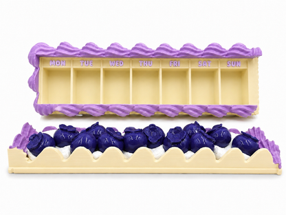 Cake Slice Weekly Pill Organizer 🍰