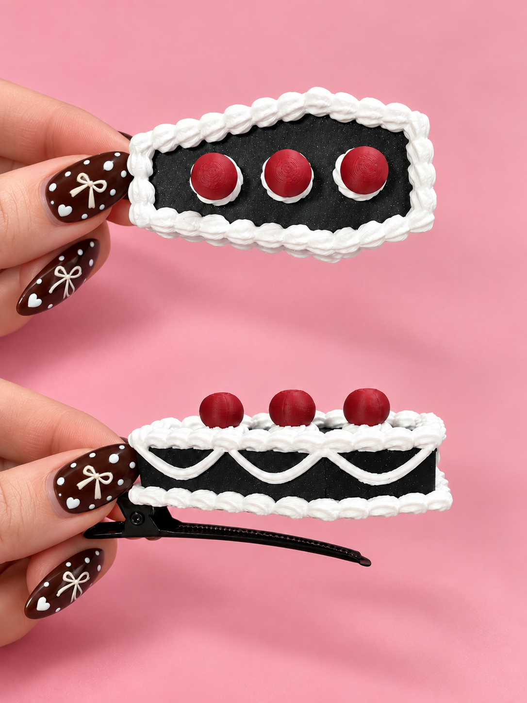 🎀 Decoden-Inspired Kawaii Hair Clips 🍰🔪