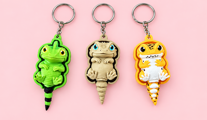 Terra Clickers 🦎🌿 | Exotic Animal Keychains & Desk Buddies