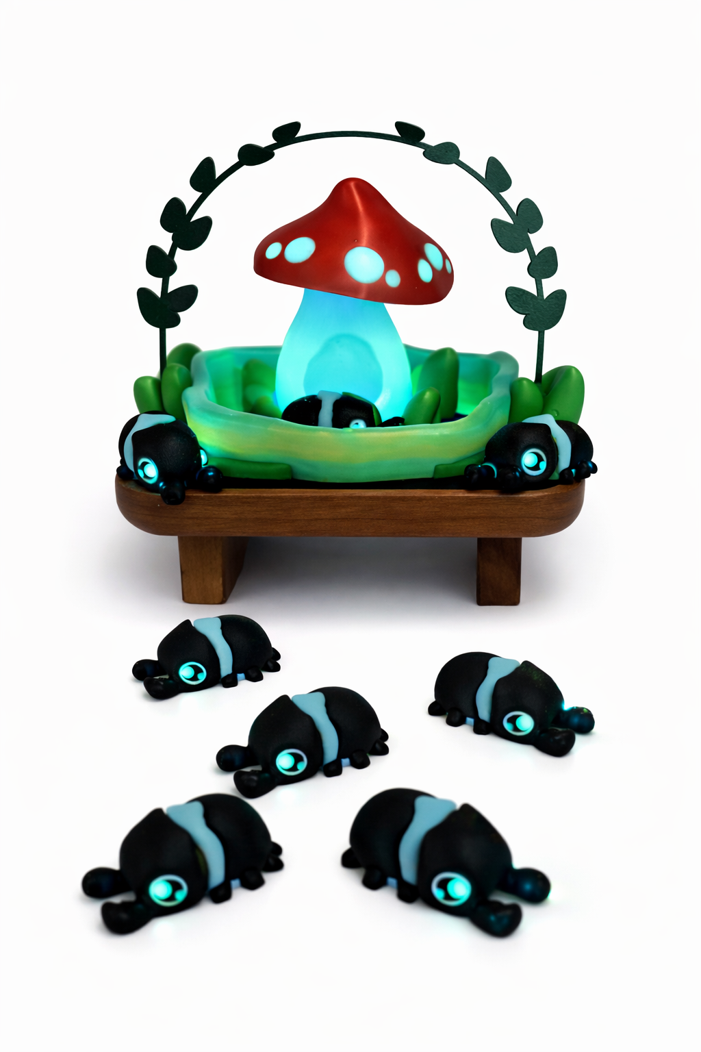 🍄 Glow Mushroom Articulated Bug Mini World