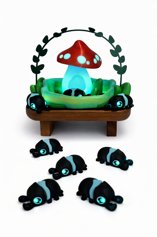 🍄 Glow Mushroom Articulated Bug Mini World