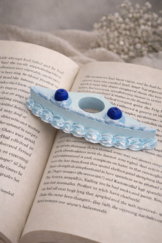 Cute Blueberry Cake Page Holder | One-Handed Reading Clip | Book Lover Gift🫐🍰