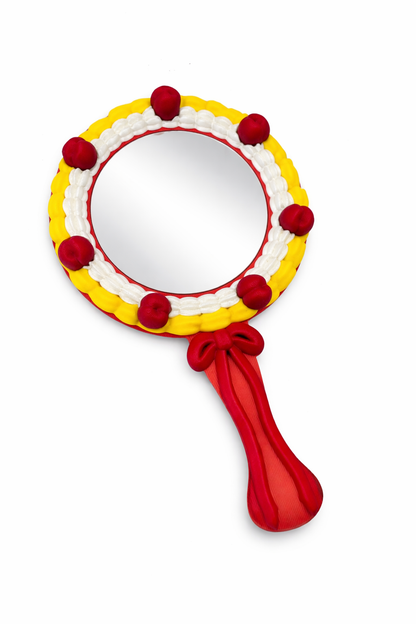 Whimsical Dessert Mirror| Handheld Vanity Mirror| Cute Coquette Aesthetic Decor