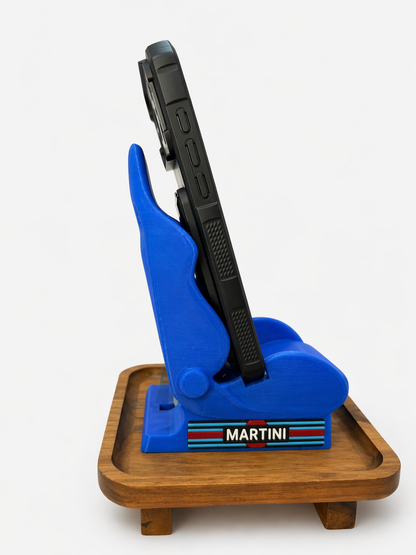 Sparco Racing Seat Inspired Phone Dock| Desk Setup Charger Stand | Gamer Room Decor