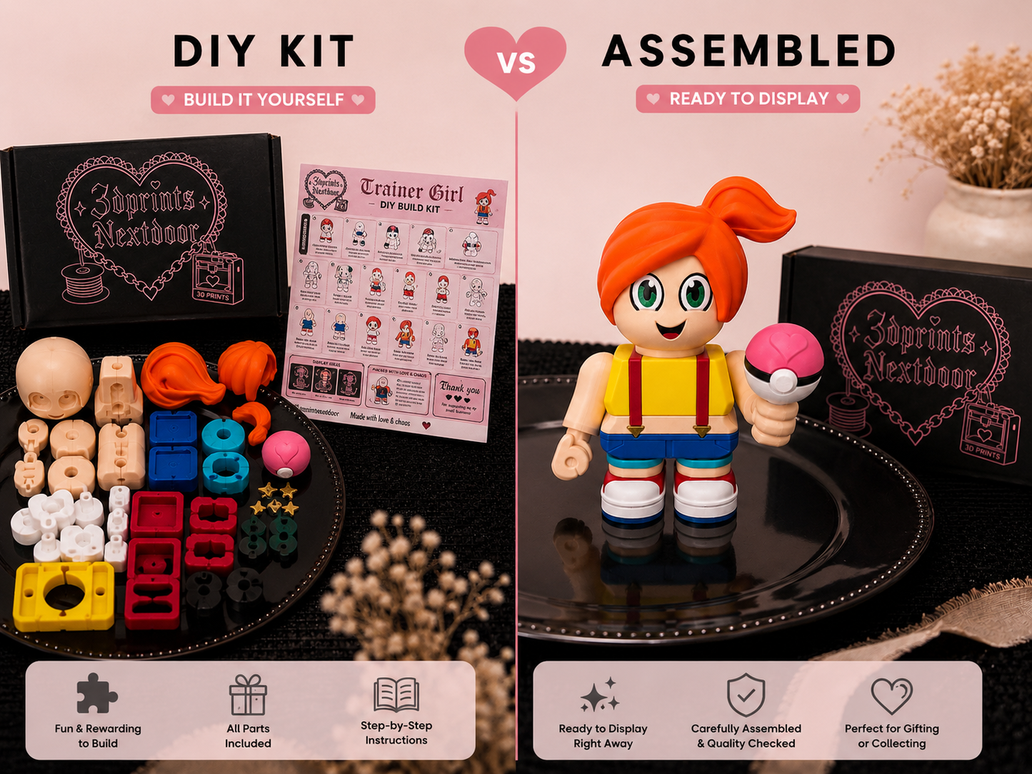 Trainer Girl Collectable Figure-DIY Kit or Fully Assembled✨