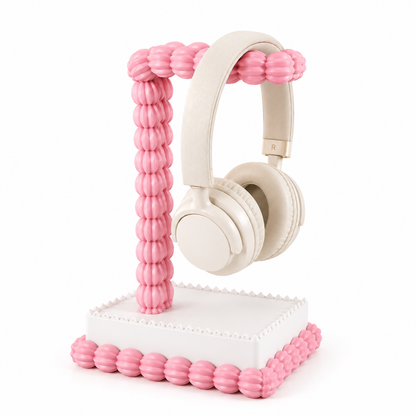 Kawaii Cake Headphone Stand| Kawaii Desk Headphone Holder | Gamer Desk Decor