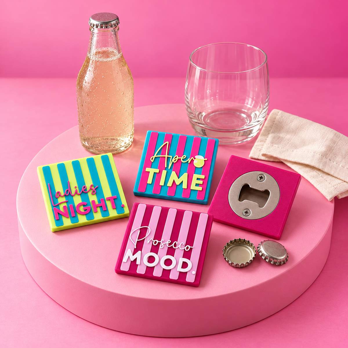 ✌️🍾 Sip Happens | Groovy Bottle Openers