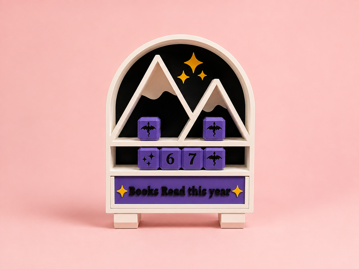 Fantasy Book Counter – Books Read This Year Tracker ✨📚