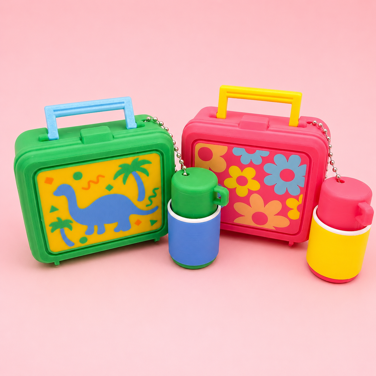 Retro Lunchbox Clicker 🍕🦕