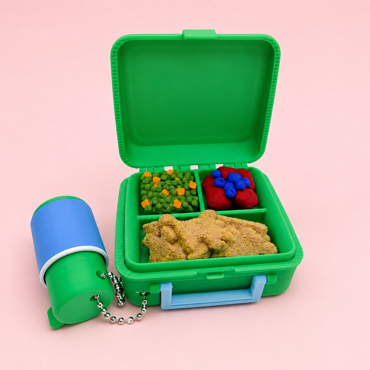 Retro Lunchbox Clicker 🍕🦕