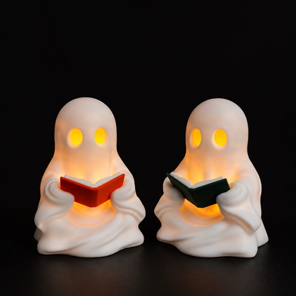 👻📖 The Little Reading Ghost Decor