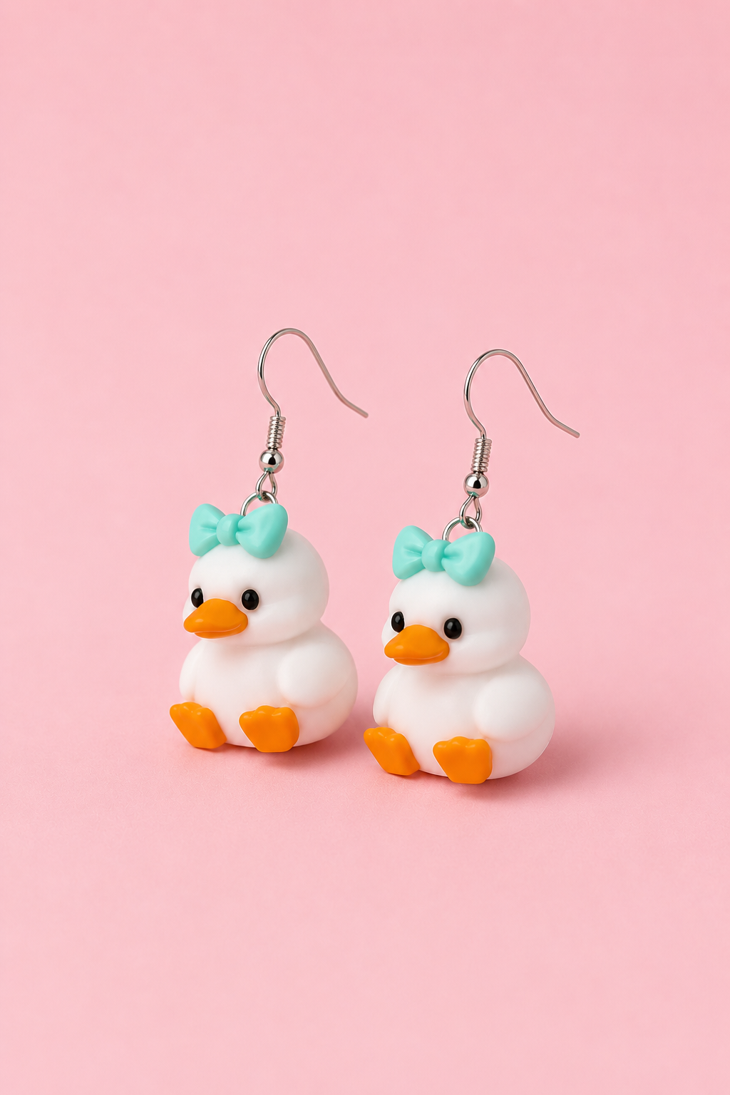 🐥 Ducky Bow Earrings 🎀