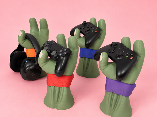 Turtle-Inspired Controller Holder Stand