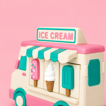 🍦 Ice Cream Truck Clicker – 3 Click Keyboard Fidget 🍭🚚