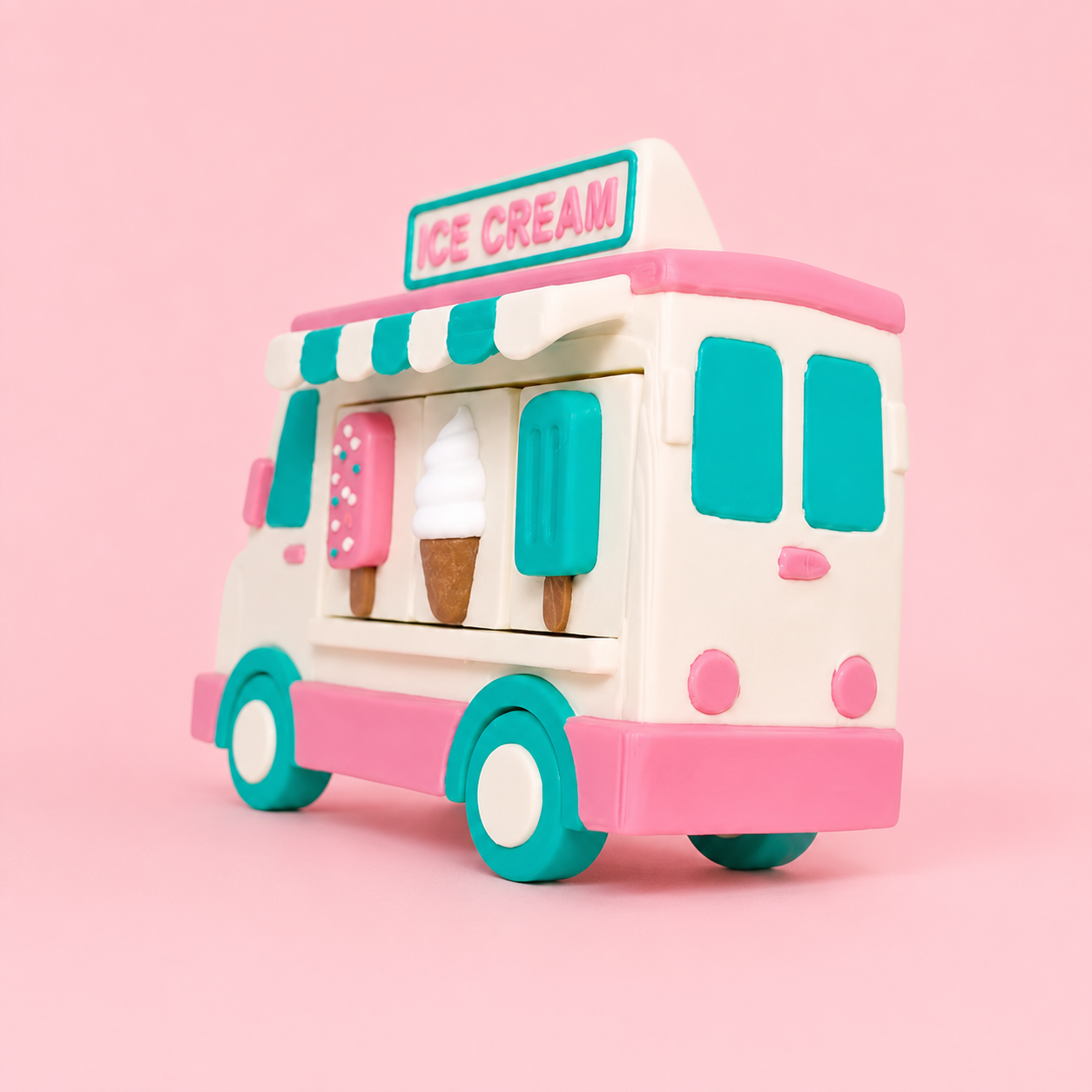 🍦 Ice Cream Truck Clicker – 3 Click Keyboard Fidget 🍭🚚