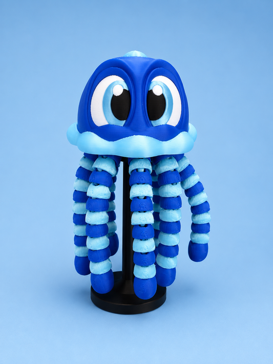 🐙 Flexi Ocean Buddy with Display Stand
