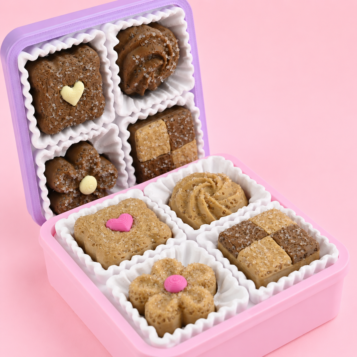 🍪 Short & Sweet Cookie Box | 4-Piece Fidget Clicker Set