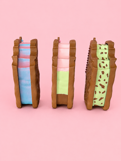 Ice Cream Sandwich Clicker Keychain🍦