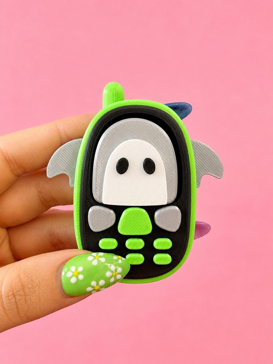Y2K Kawaii Phone Clicker| Cute Retro Cell Phone Bag Charms