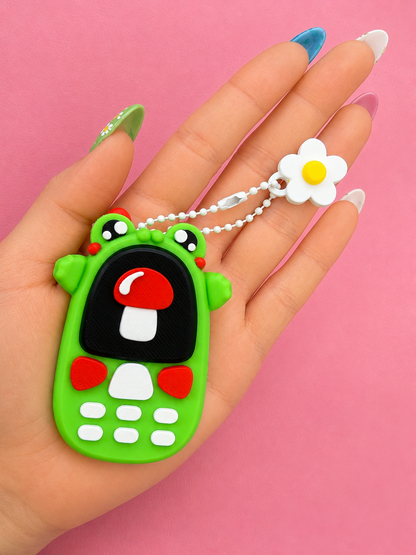 Y2K Kawaii Phone Clicker| Cute Retro Cell Phone Bag Charms