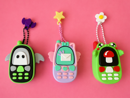 Y2K Kawaii Phone Clicker| Cute Retro Cell Phone Bag Charms
