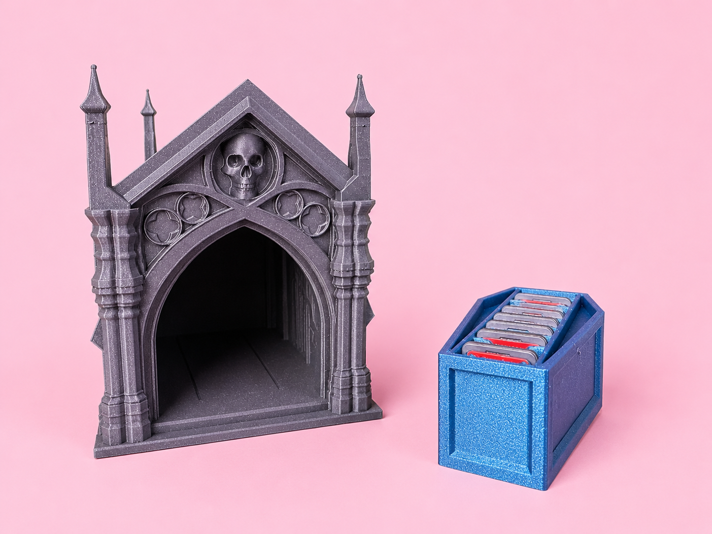 🦇 Mausoleum Coffin Nintendo Switch Game Holder