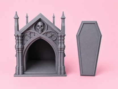 🦇 Mausoleum Coffin Nintendo Switch Game Holder
