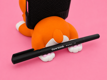 🐾🍓Flavor Corgi Butt Phone Stand & Pen Holder🍓🐾