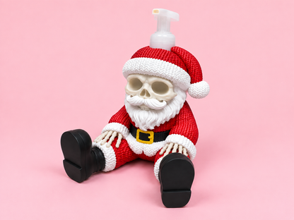 Bad to the Bone Skeleton Santa Soap Holder 💀🎅