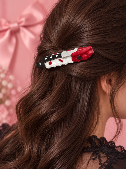 🎀 Decoden-Inspired Kawaii Hair Clips 🍰🔪