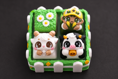 🐮 Little Farm Clickers | Kawaii Singles, Sets & Keychain
