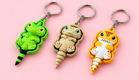 Terra Clickers 🦎🌿 | Exotic Animal Keychains & Desk Buddies