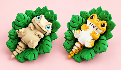 Terra Clickers 🦎🌿 | Exotic Animal Keychains & Desk Buddies